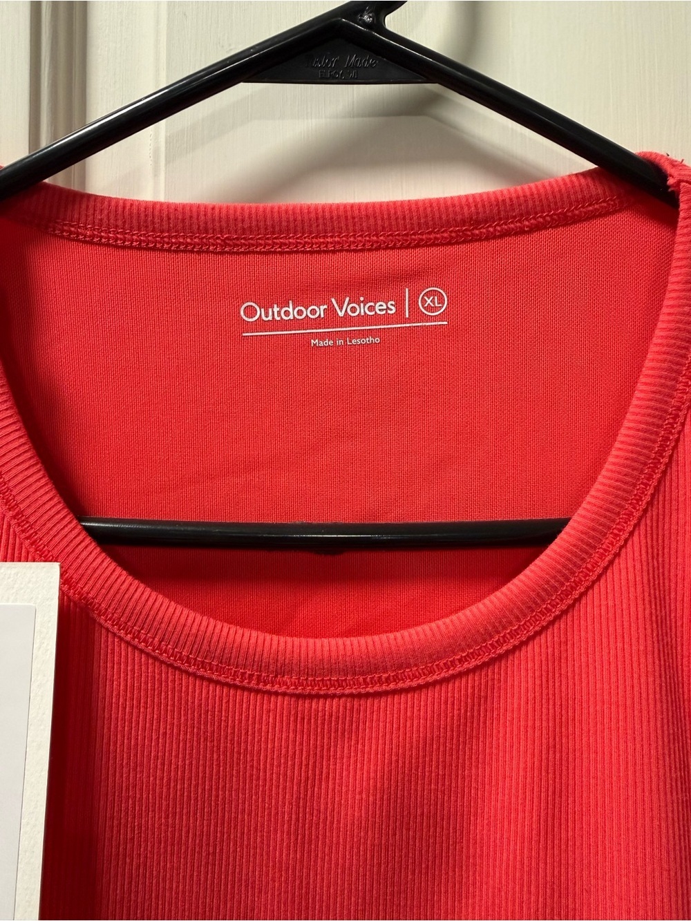 Outdoor Voices Rib Knit Tank Petunia Pink NWT Size XL - Picture 3 of 10